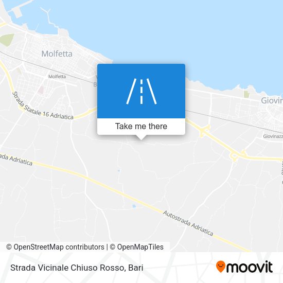 Strada Vicinale Chiuso Rosso map