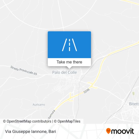 Via Giuseppe Iannone map