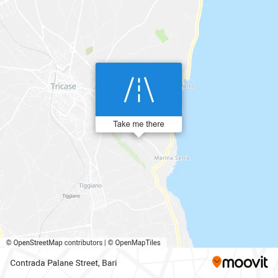 Contrada Palane Street map