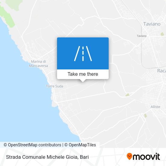 Strada Comunale Michele Gioia map