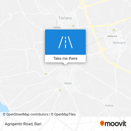 Agrigento Road map