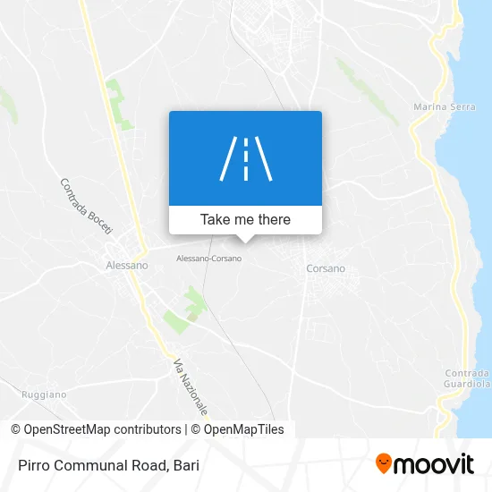 Pirro Communal Road map
