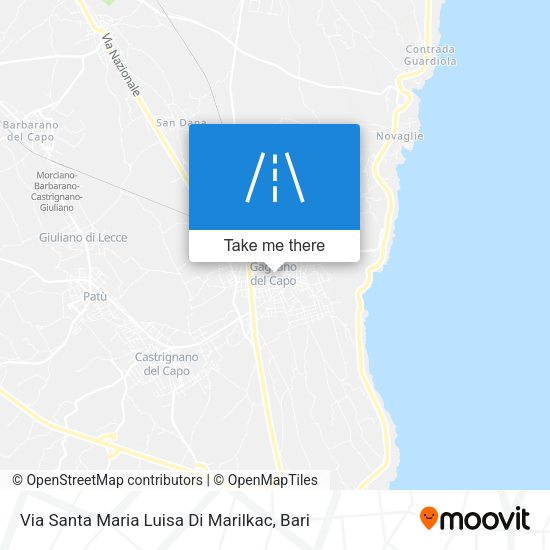 Via Santa Maria Luisa Di Marilkac map