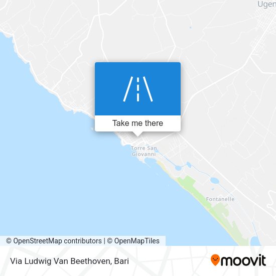Via Ludwig Van Beethoven map