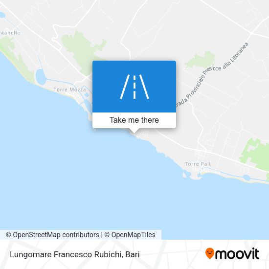 Lungomare Francesco Rubichi map