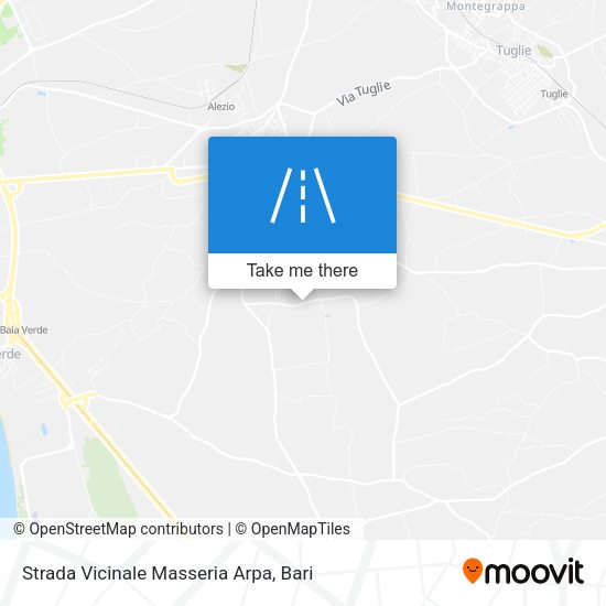 Strada Vicinale Masseria Arpa map