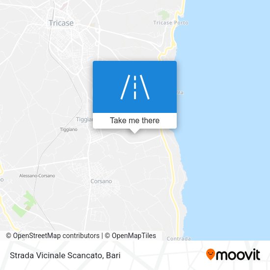 Strada Vicinale Scancato map