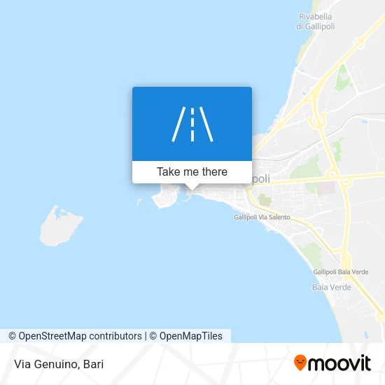 Via Genuino map