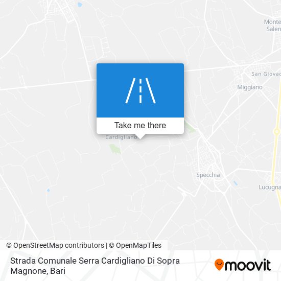 Strada Comunale Serra Cardigliano Di Sopra Magnone map