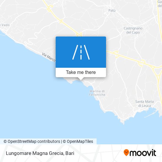 Lungomare Magna Grecia map