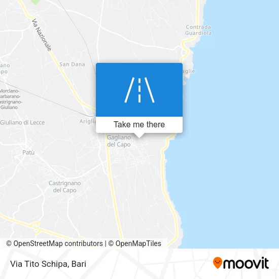 Via Tito Schipa map
