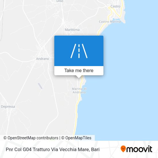 Pnr Col G04 Tratturo Via Vecchia Mare map
