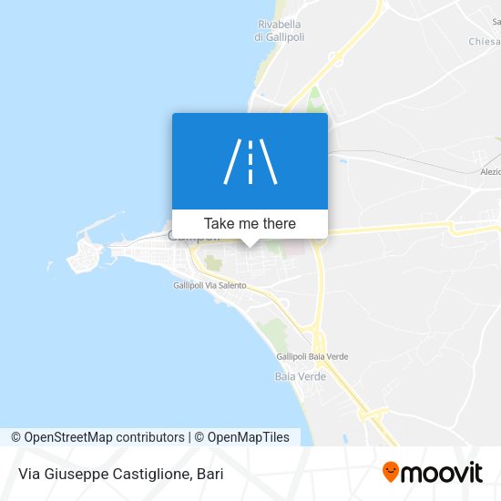 Via Giuseppe Castiglione map