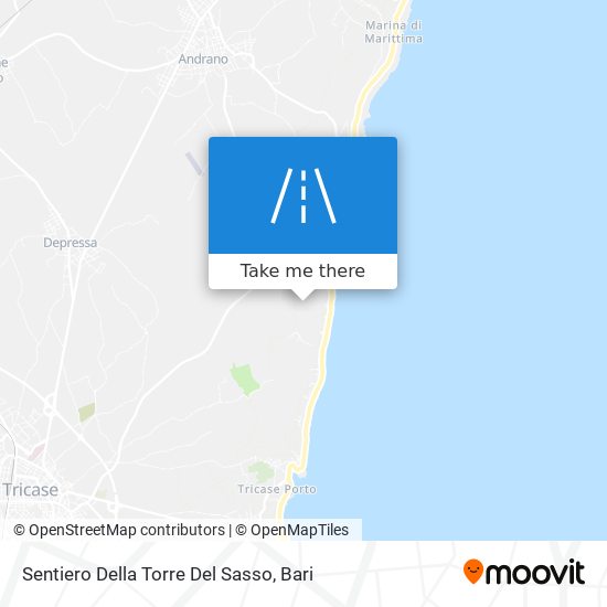 Sentiero Della Torre Del Sasso map