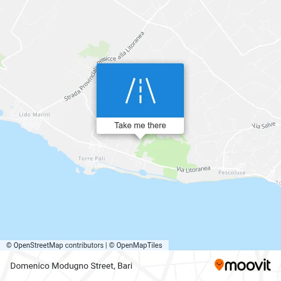 Domenico Modugno Street map