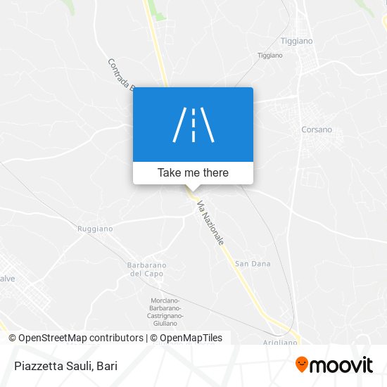 Piazzetta Sauli map