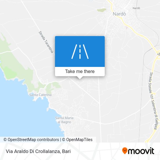 Via Araldo Di Crollalanza map