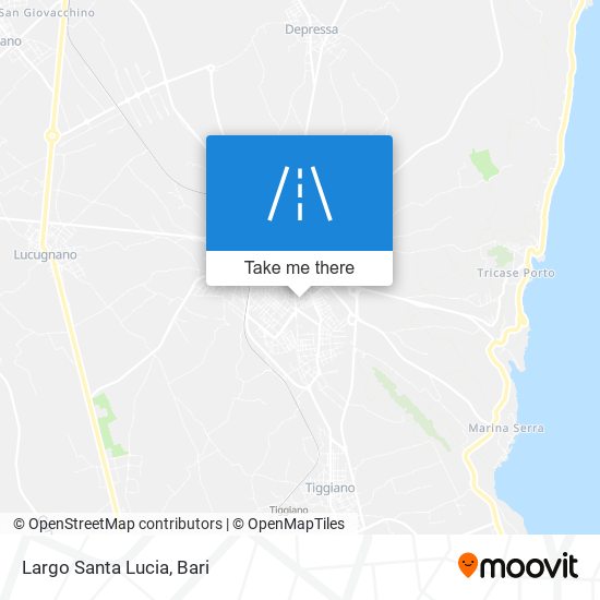Largo Santa Lucia map