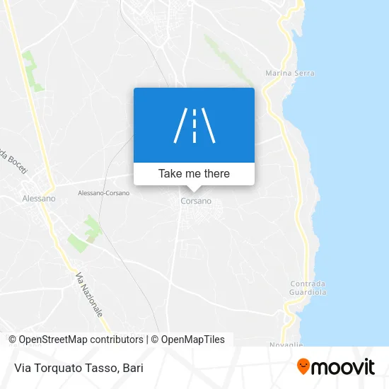 Via Torquato Tasso map
