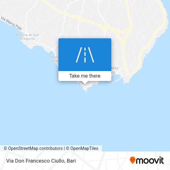 Via Don Francesco Ciullo map