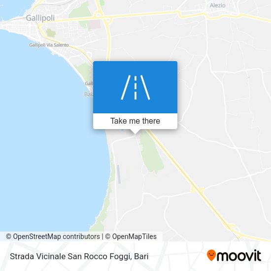 Strada Vicinale San Rocco Foggi map
