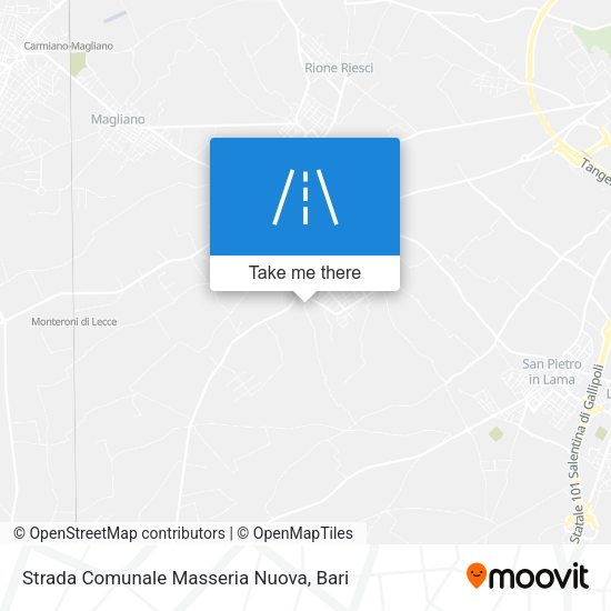 Strada Comunale Masseria Nuova map