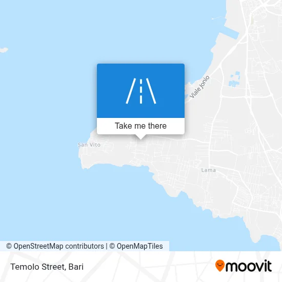 Temolo Street map