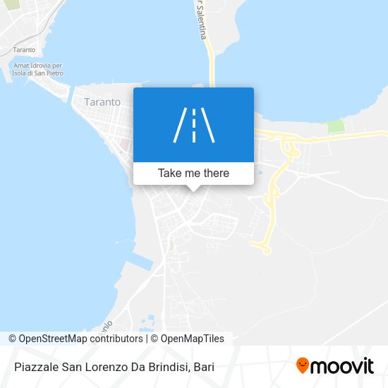 Piazzale San Lorenzo Da Brindisi map