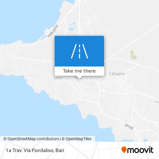 1a Trav. Via Fiordaliso map
