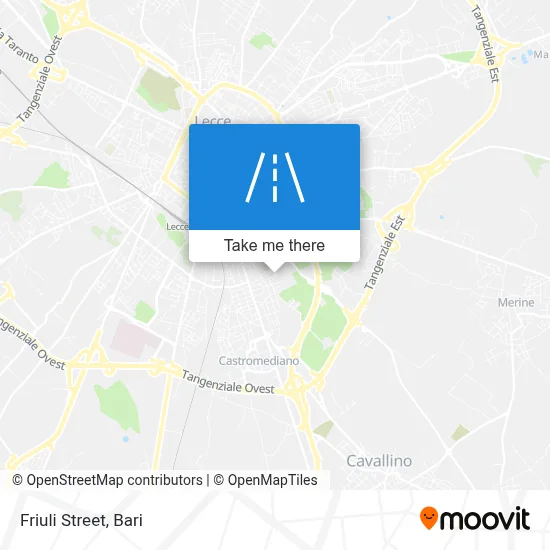 Friuli Street map