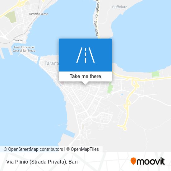 Via Plinio (Strada Privata) map