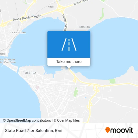 State Road 7ter Salentina map