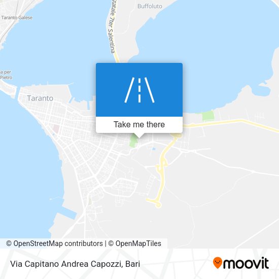 Via Capitano Andrea Capozzi map