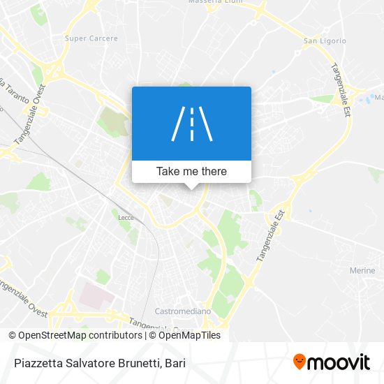 Piazzetta Salvatore Brunetti map