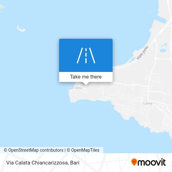 Calata Chiancarizzosa Street map