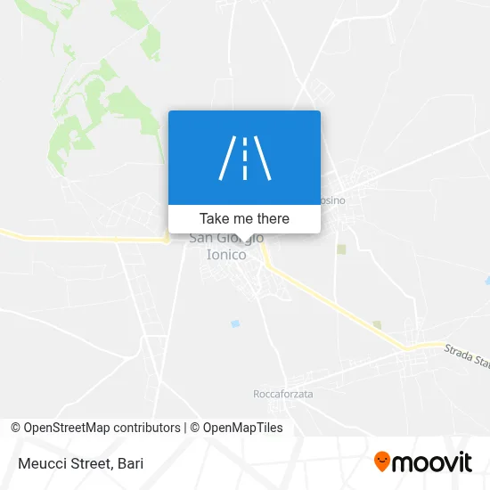 Meucci Street map