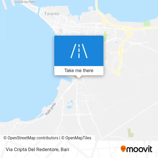 Cripta Del Redentore Street map