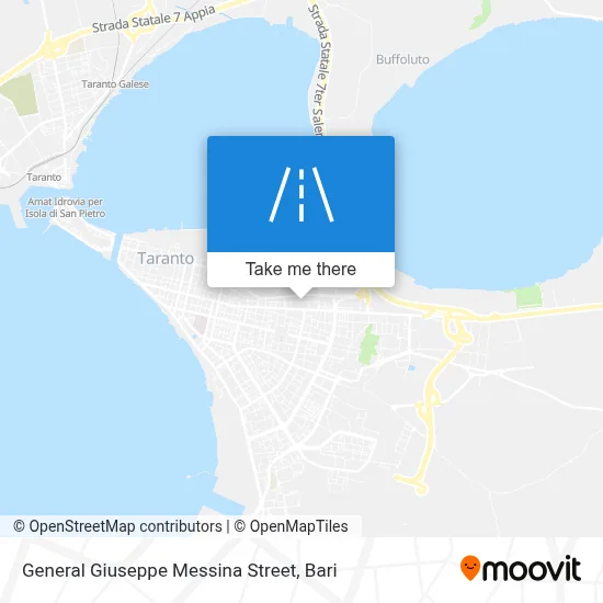 General Giuseppe Messina Street map