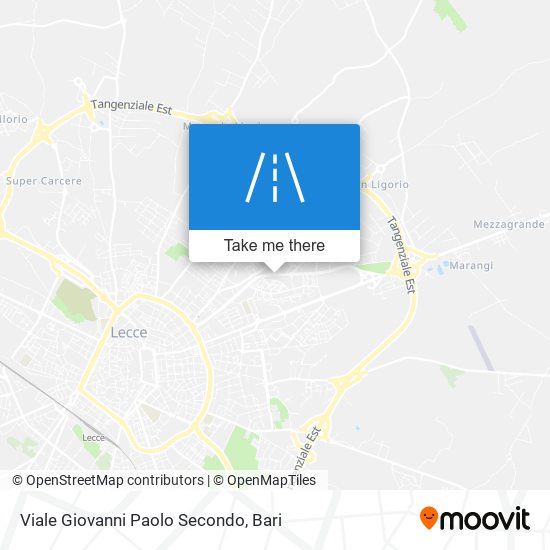 Viale Giovanni Paolo Secondo map