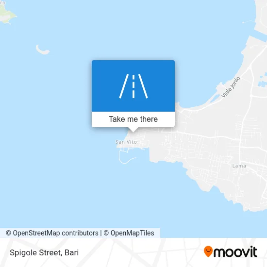Spigole Street map