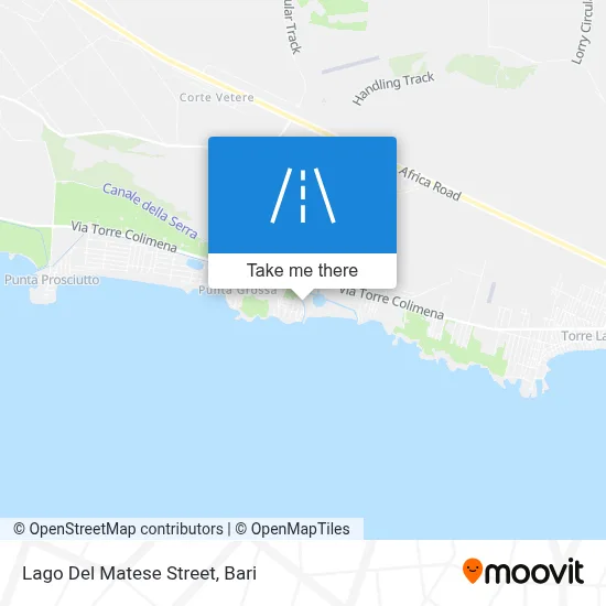 Lago Del Matese Street map