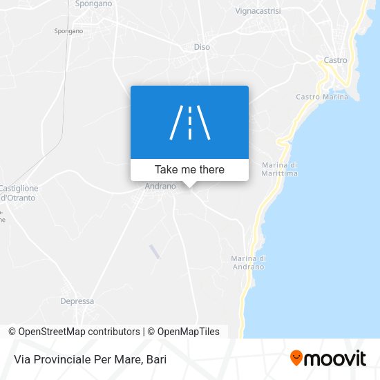 Via Provinciale Per Mare map