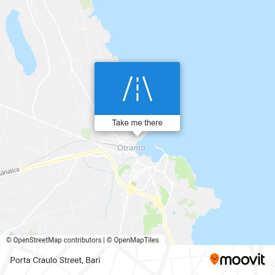 Porta Craulo Street map