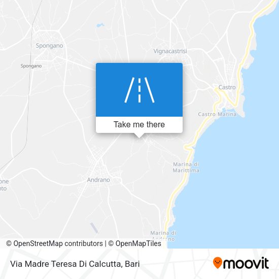 Via Madre Teresa Di Calcutta map