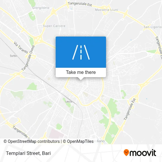 Templari Street map