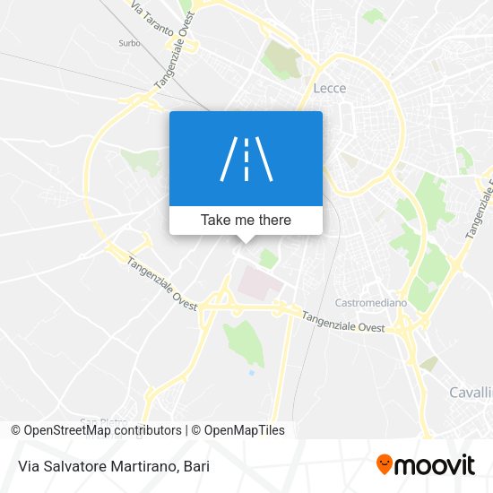 Via Salvatore Martirano map