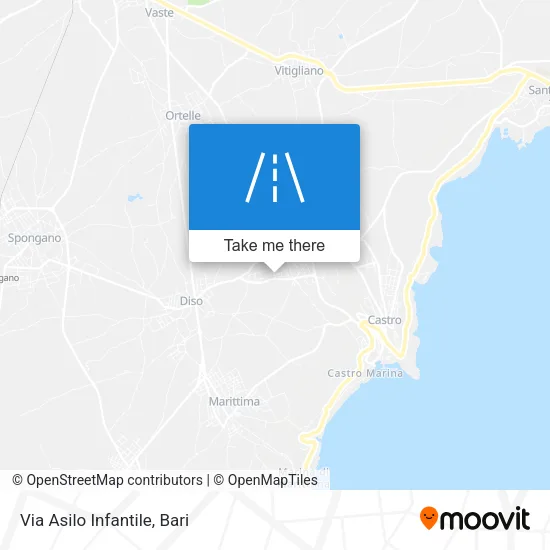 Via Asilo Infantile map