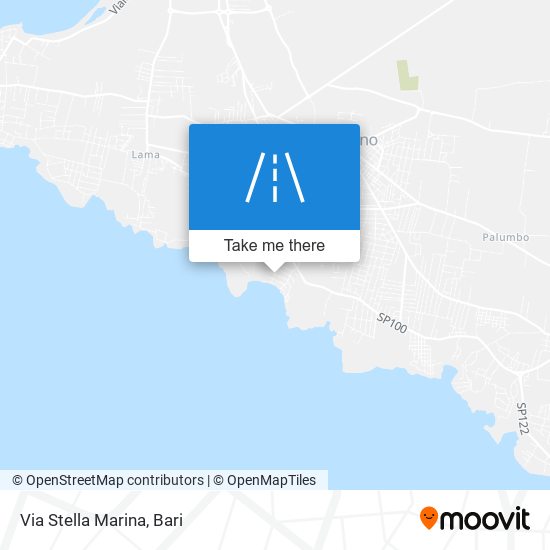 Via Stella Marina map