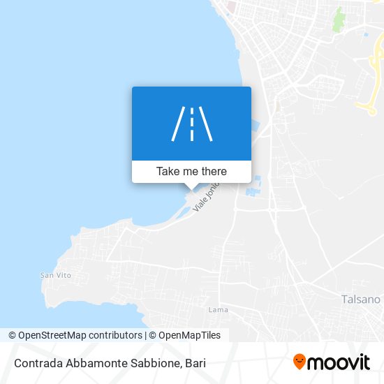 Contrada Abbamonte Sabbione map