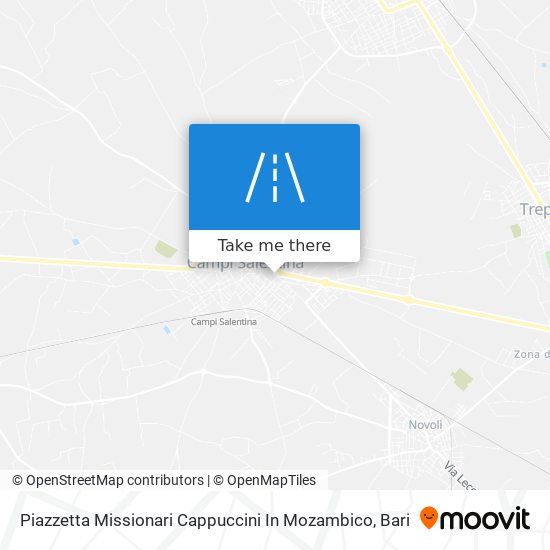 Piazzetta Missionari Cappuccini In Mozambico map